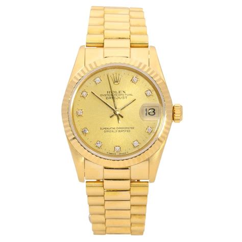 rolex datejust 68278 gold white dial|rolex datejust 68278.